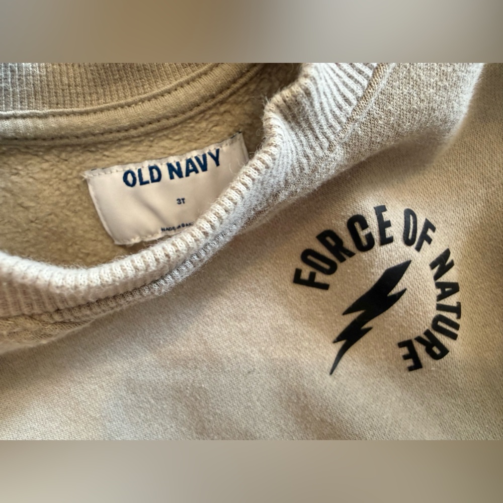 Old Navy Orange and Cream Kids Sweatshirts - Picture 3 of 8